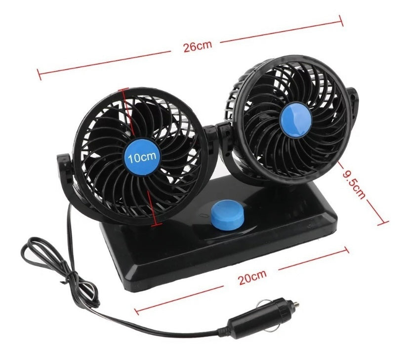 DOBLE VENTILADOR PARA TU AUTO