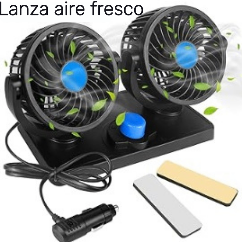 DOBLE VENTILADOR PARA TU AUTO